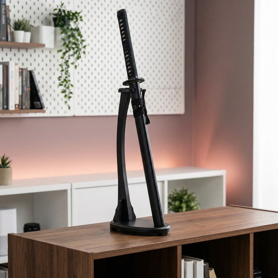 Shelf Bracket Pair - 수직 카타나 스탠드 검꽂이대, 검 진열대,