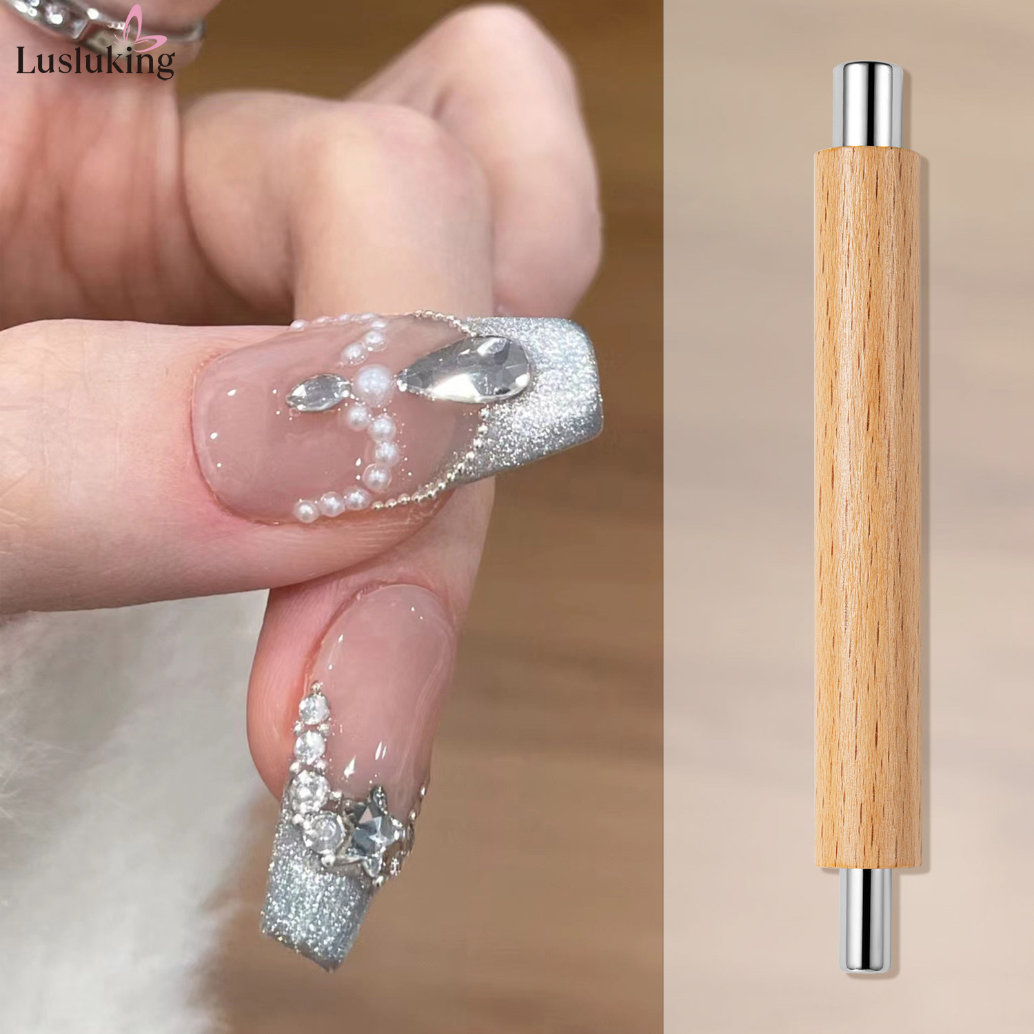 네일 아트 마그네틱 스틱 고양이 눈 자석 막대 나무 손 - Furniture Hardware Nails 리뷰 및 가격