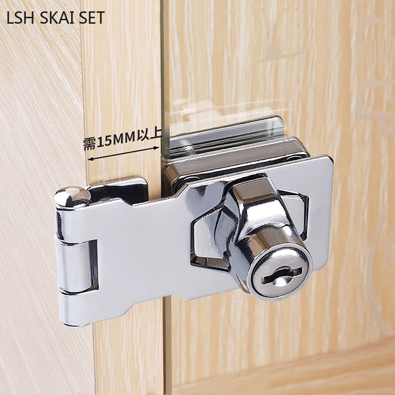 구멍이 없는 유리 문짝 잠금 장치, 상점 디스플레이 캐 - Furniture Hardware Stores 리뷰 및 가격