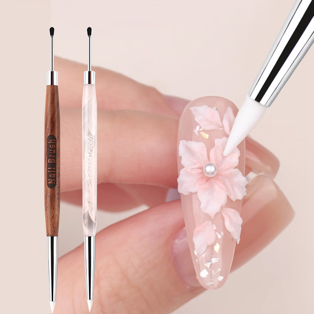 실리콘 네일 아트 조각 펜 더블 헤드 3D 꽃 그림 나 - Furniture Hardware Nails 리뷰 및 가격
