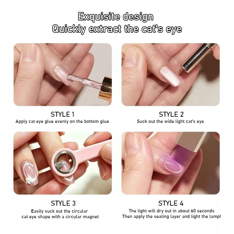 3색 할로 캣아이 네일 마그넷 링 자석 도구 (손잡이  - Furniture Hardware Nails 리뷰 및 가격